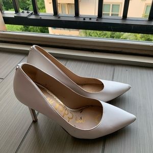 Sam Edelman white heels